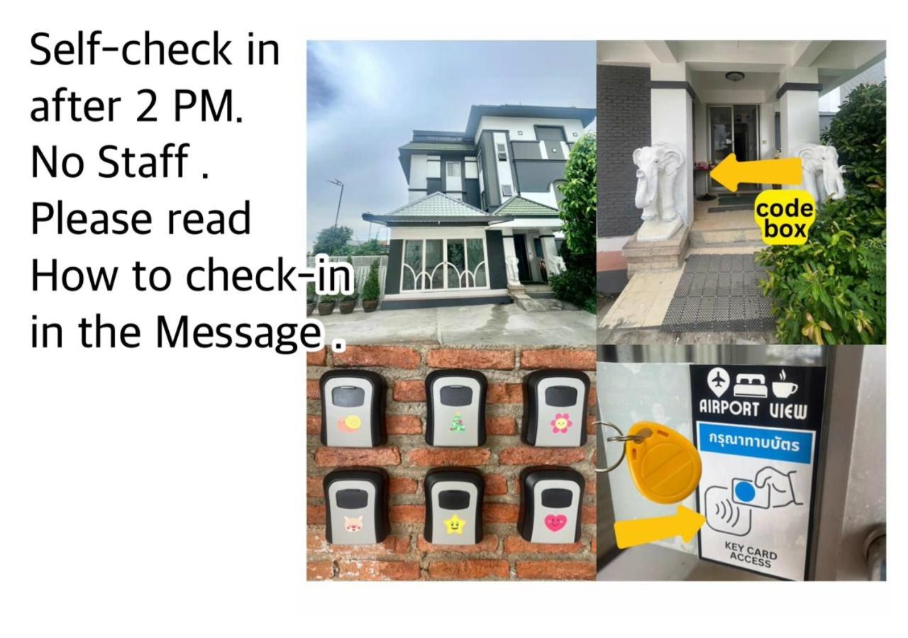 Airport View Apartment Cozy Room Near Airport Samut Prakan Esterno foto